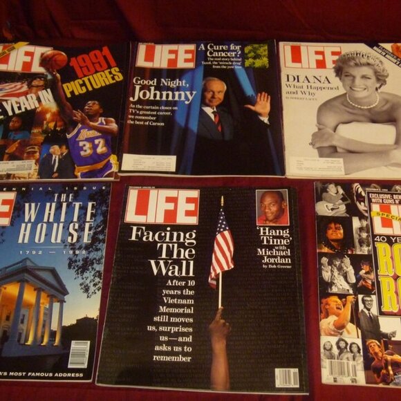 LIFE MAGAZINE LOT of 6 MAGAZINE from 1992 RB 11023 - Picture 1 of 12